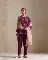 AUBERGINE NYRA KURTA SET