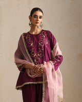 AUBERGINE NYRA KURTA SET