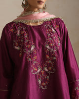 AUBERGINE NYRA KURTA SET