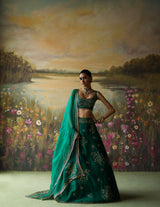 EMERALD NAZMA LEHENGA SET