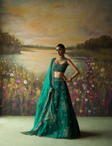 EMERALD NAZMA LEHENGA SET