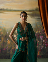 EMERALD ILYANA SHARARA SET