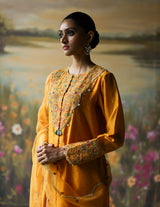 TURMERIC NAVELI KURTA SET