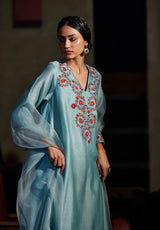 AQUA MANSEE KURTA SET