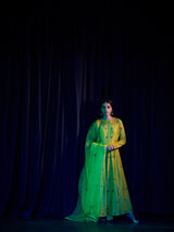 LIME PARVIZ ANARKALI SET